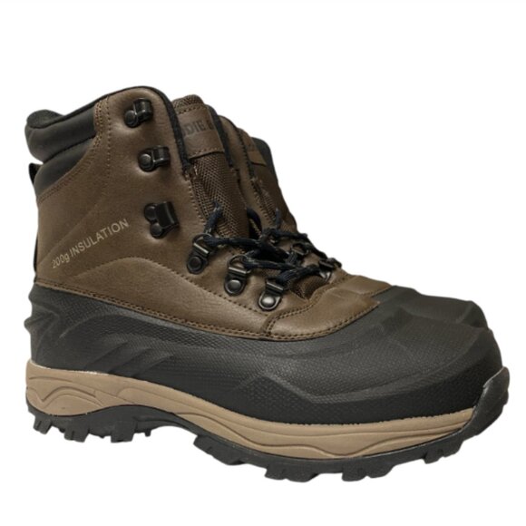 Eddie Bauer Weather Resistant Insulated Sequoia Snow Boot, Men's Size 9 - Brown